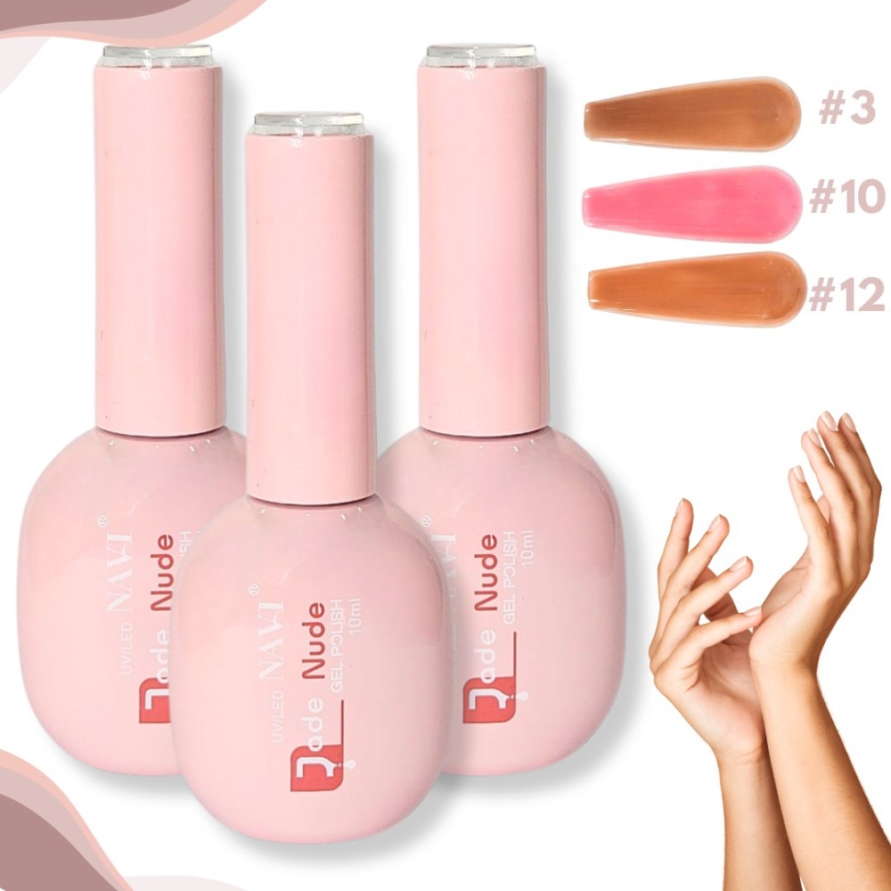 Esmalte Semipermanente Jade Nude Navi Gel Polish Uv/led 10ml