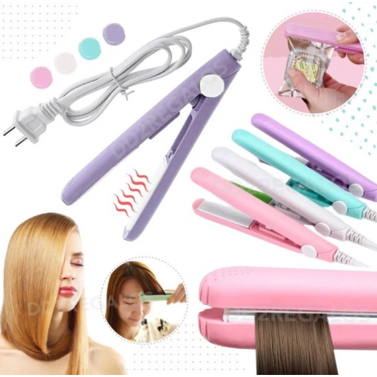 Planchita mini para flequillo pelo para cartera viaje