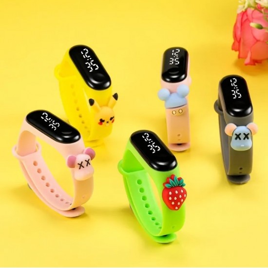 Reloj Pulsera Táctil Digital Led Silicona Para Niños Y Niñas